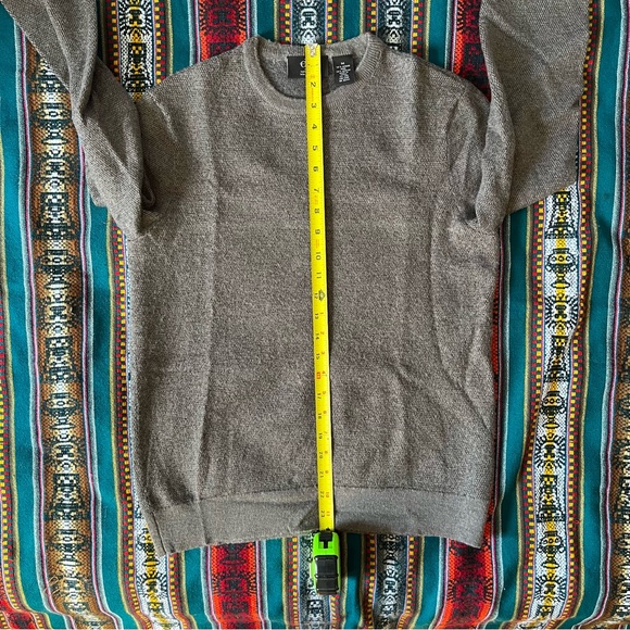Calvin Klein Italian Yarn Merino Wool Sweater Sz S/M - Picture 7 of 9